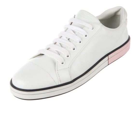 Prada leather sneakers - Picture 2 of 6